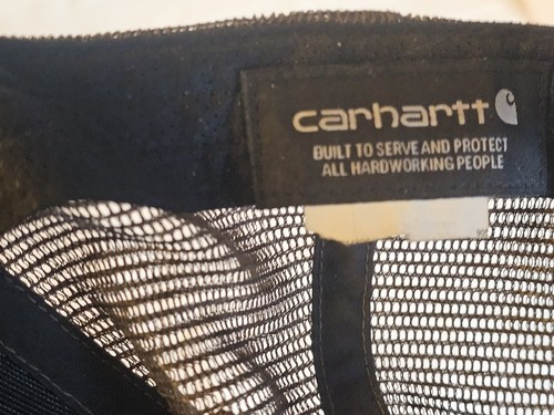 Sombrero de camionero de malla Carhartt marrón pato envejecido - Imagen 10 de 10