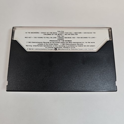 MOTLEY CRUE - Shout At The Devil Cassette Tape (1983) HAIR METAL 80's - Picture 2 of 8