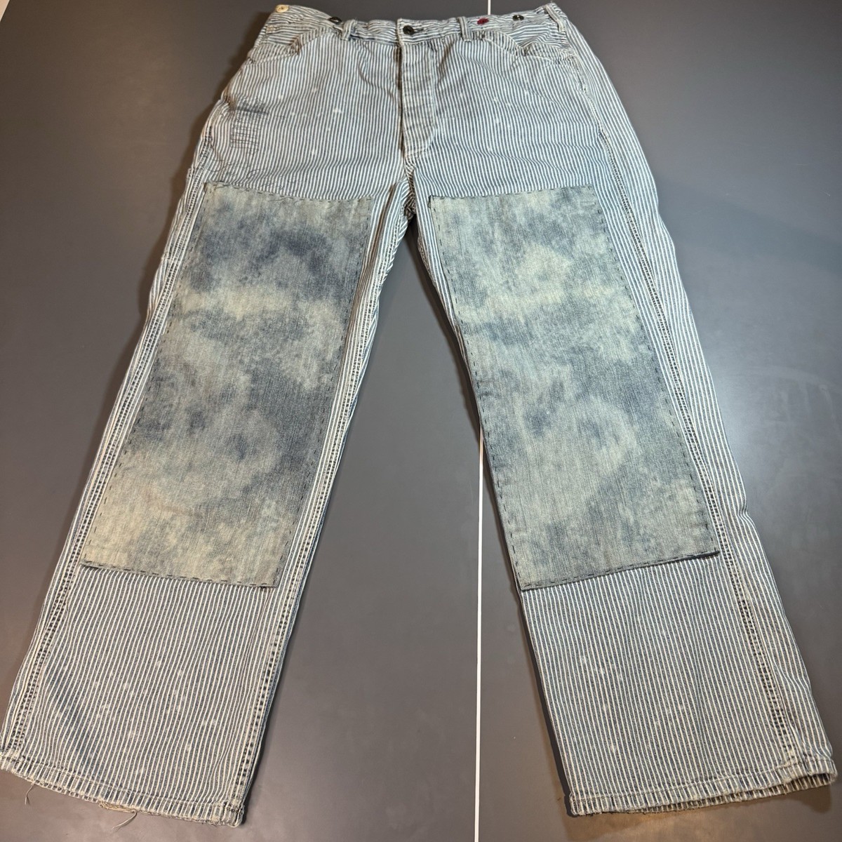 Polo Ralph Lauren Double Knee Pants 35x30 Hickory Strip