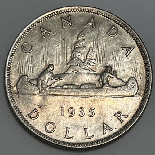 Silbermünze Kanada 1935 1 Dollar King George V