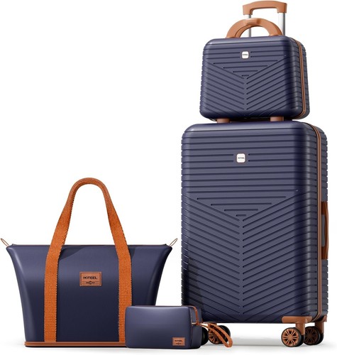 Luggage Sets 4/6 Piece, ABS+PC Hard Shell Suitcases + Wheels, TSA Lock+Carry on! - Bild 46 von 53