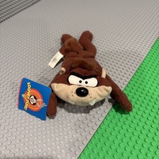 Taz Looney Tunes Taz Tasmanian Devil Plush Stuffed Animal Play By Play Toy 1997