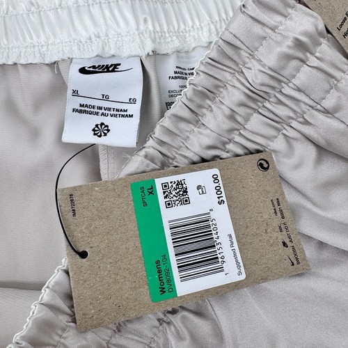 Pantalones para mujer Nike Sportswear Circa 96 cintura alta XL DV8092-104 NUEVOS CON ETIQUETAS - Imagen 4 de 8