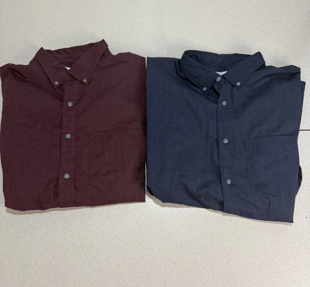 dress shirts old navy Old Navy Men's Slim Fit Pro Signature Performance Dress Shirt - Blue