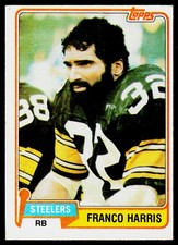 Franco Harris, 1981 Topps, #220, Pittsburgh Steelers,