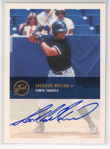 2000 Just #BA-65 Jackson Melian Auto Tampa Yankees