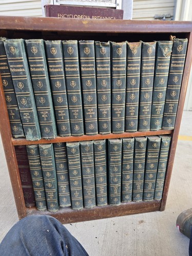 Encyclopedia Britannica Komplettsatz 1960 24 Bände + Atlas Oversized Vintage - Bild 1 von 8