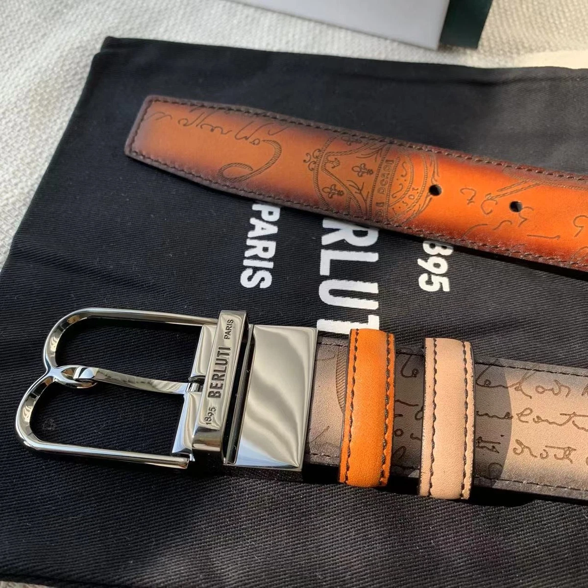 Berluti Belts for Men for sale | eBay