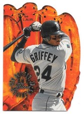 KEN GRIFFEY JR 1994 FLAIR HOT GLOVES DIE-CUT 3 SEATTLE MARINERS HOF MVP RARE