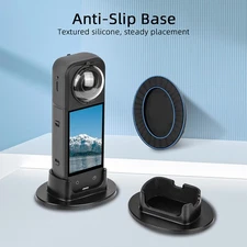 For lnsta360 X5 Action Cameras Desktop Fixed Base Anti-slip Mount Accessories