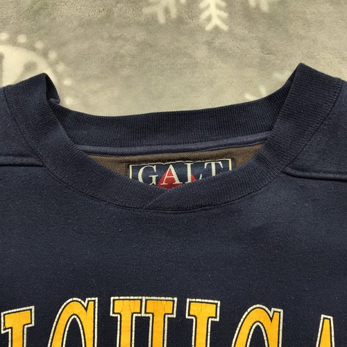 Vintage Michigan Wolverines Logo Crest Crewneck Sweatshirt Size Men's Large NCAA - Picture 7 of 11