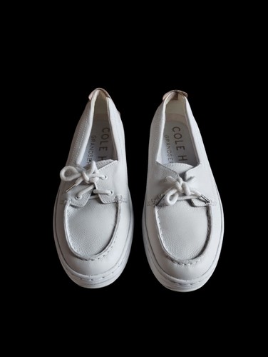 Cole Haan Grandseries Cloudfeel Weekender Womens White Leather Loafers Size 6.5B - Picture 12 of 13