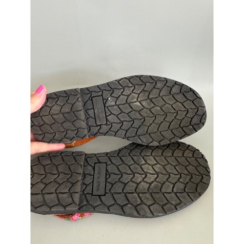 Jeffrey Campbell Avarca Leder Blumen Sandalen Damen Größe 37 Boho Cottagecore - Bild 7 von 7