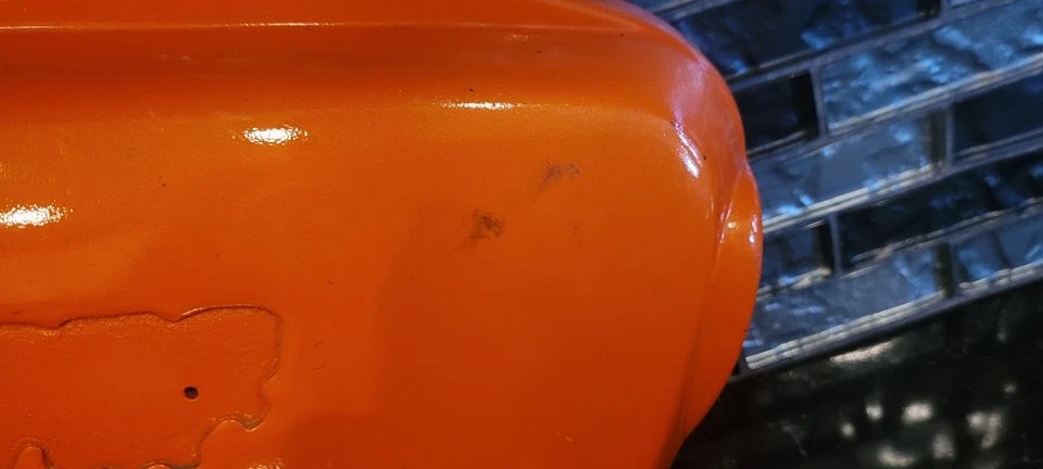 Panel de cubierta lateral derecho naranja Honda CB350F CB 350F 350 F cuatro vintage diestro Foto 3 de 4