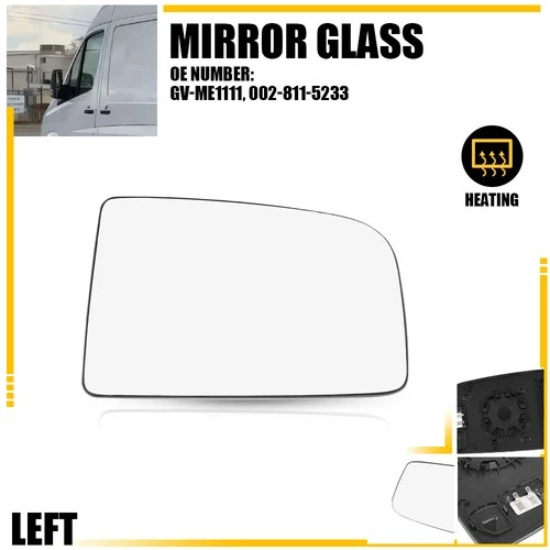 For Mercedes 2500 Sprinter 2010-2018 Left Driver Side Glass Mirror Heated OEM