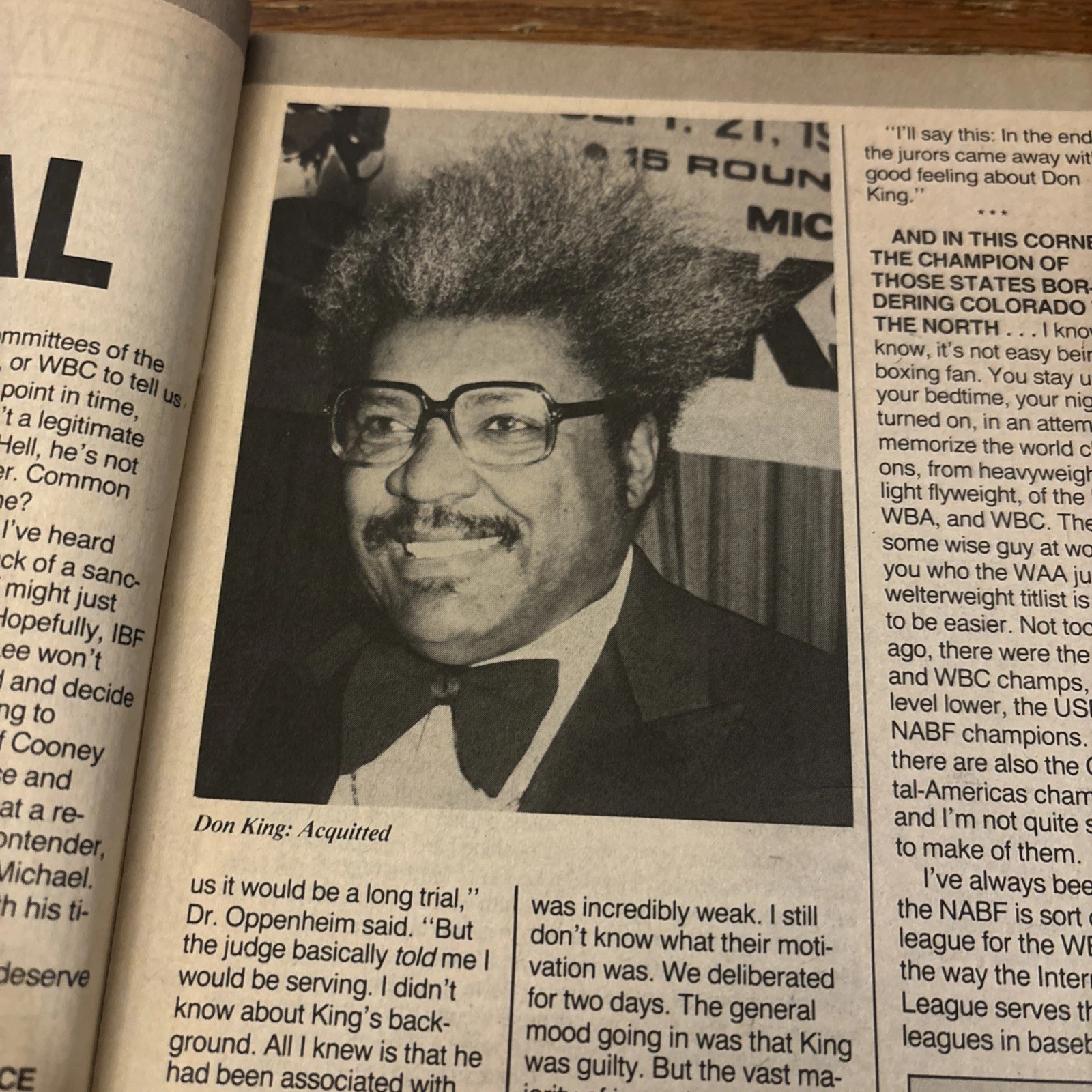KO Boxing Magazine April 1986 Donald Curry Cover No Label - Picture 2 of 18