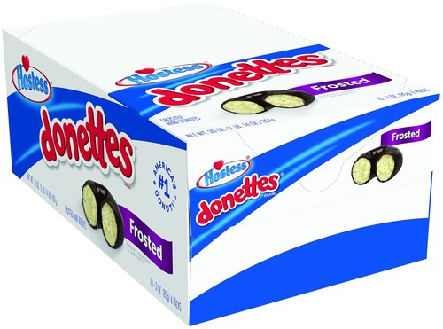 Hostess Donettes Mini Donuts, Frosted, 3 Ounce, 10 Count - Picture 2 of 5