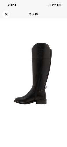 a New Day Womens Sienna Tall Dress Boots with Memory Foam Insole Black 6.5M - Picture 5 of 7