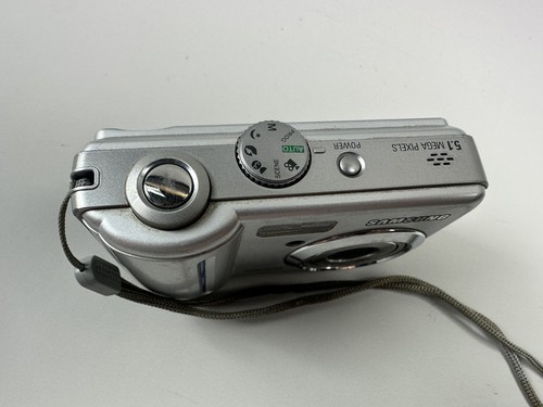 Samsung Digimax S500 Camera 5.1 MP Digital Compact Silver LCD Vintage Tested - Picture 7 of 10