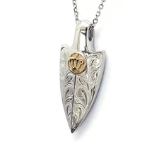 Austaras Hawaiian Arrowhead Necklace – Honu Turtle & Hibiscus Pendant, 316L S...