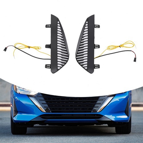 LED Daytime Running Light Fog Lamp W Turn Signal 3-Colors For 2024 Nissan Sentra - Imagen 2 de 24