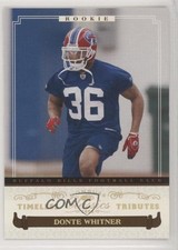 2006 Donruss Classics Timeless Tributes Gold /25 Donte Whitner #156 Rookie RC