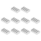 Dissipateur thermique refroidisseur électronique pour puce MOS GPU IC argent 5 x 9 x 2,5 mm 10 pièces