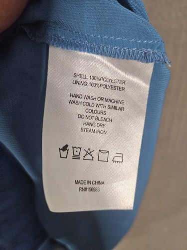 Evereve Ramy Brook Mini Dress Teal Sleeveless Ruffle Teir Vneck Satin Small - Picture 6 of 7