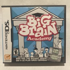 Big Brain Academy (Nintendo DS, 2006) - Game and Case - Tested & Works