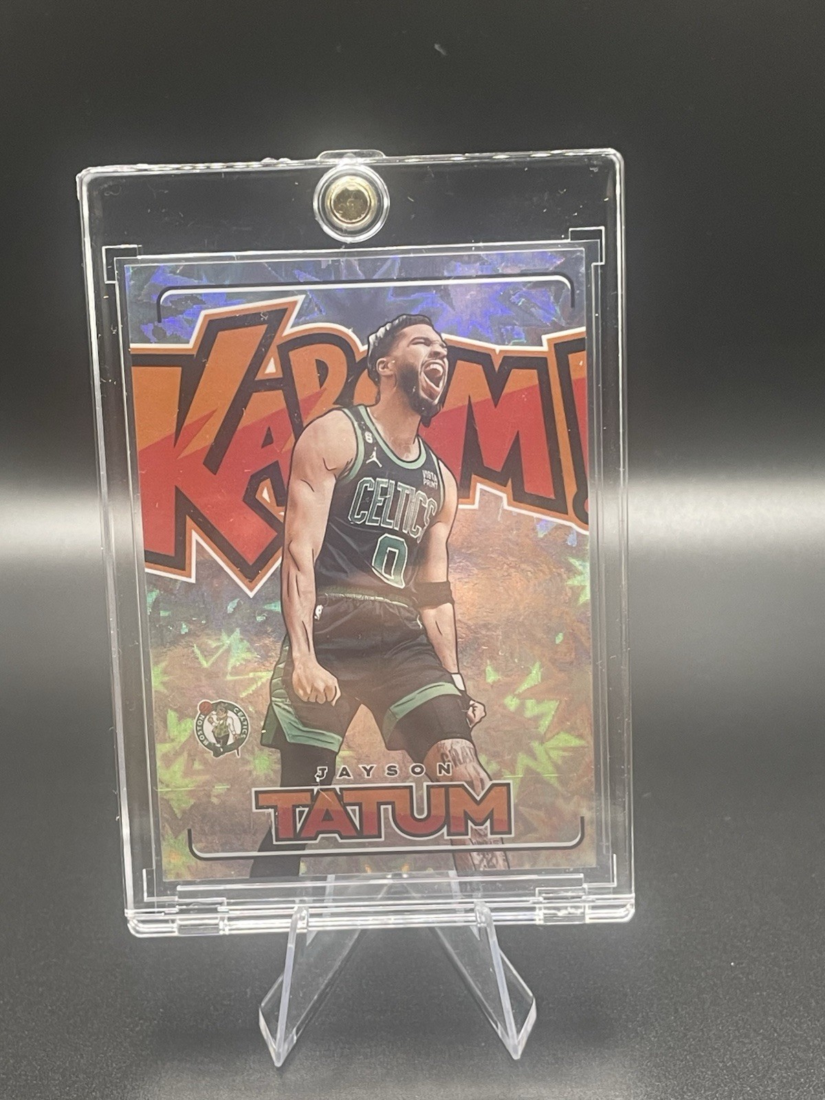 2023-24 Panini Crown Royale KABOOM! #3 Jayson Tatum Boston Celtics SSP CASE HIT