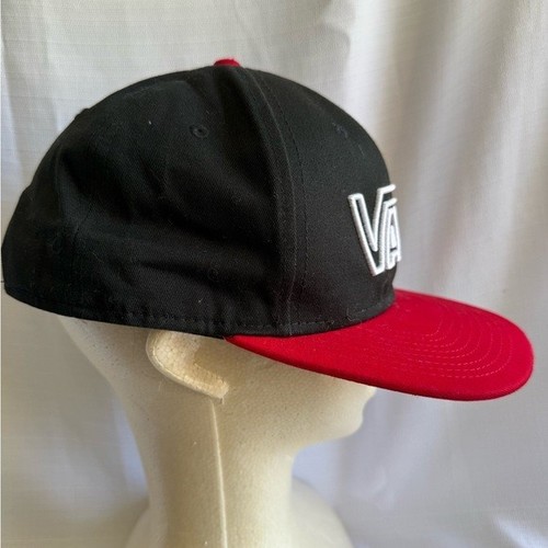 Vans Black and Red Snapback Adjustable Hat Ballcap - Picture 4 of 5