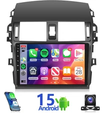 Apple CarPlay For Toyota Corolla 2009-2013 Android 15 GPS Car Stereo Navi Radio