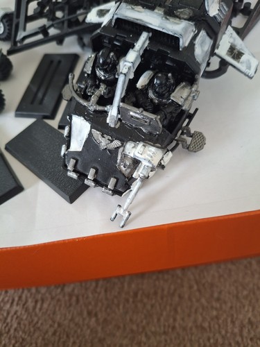 Warhammer 40K Space Marines White Scars Bikes And Landspeeder Various Bits - Picture 9 of 13