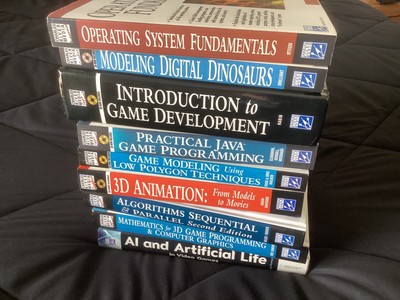 Charles River Media Lot of 9 Books Animation,Operating Systems,Game Programming