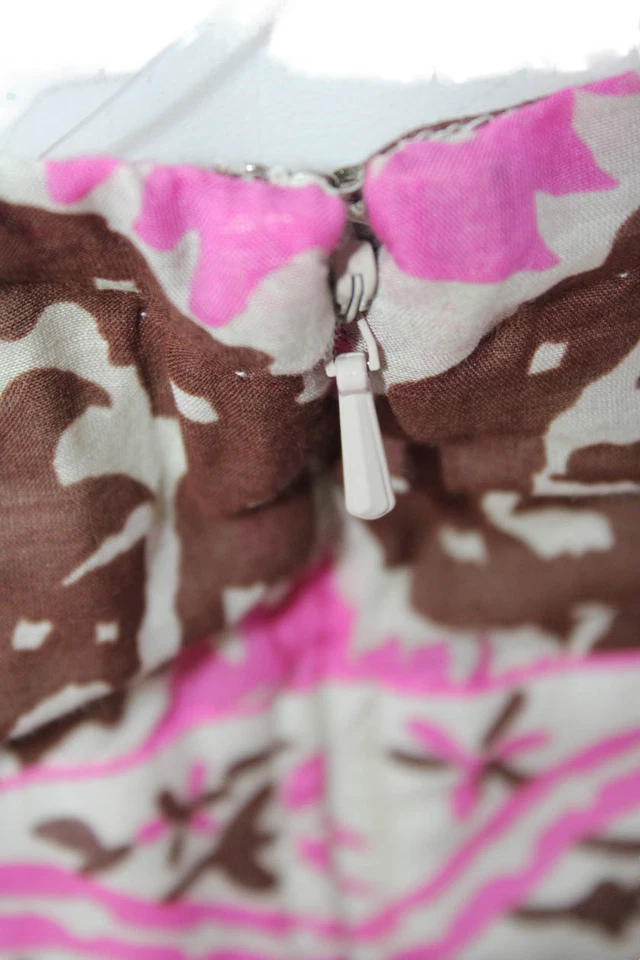 Vestido sin tirantes estampado de mezcla de algodón rosa talla 4 Plenty by Tracy Reese para mujer Foto 4 de 4