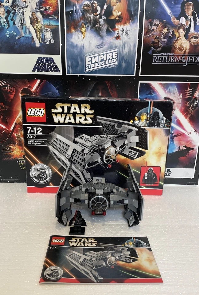 LEGO Star Wars DARTH VADERS TIE FIGHTER 8017 Mint Condition 100% Complete + Box - Image 2 of 4