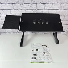 Uncaged Ergonomics Adjustable Laptop Stand Folding Portable Ventilated Mouse Pad
