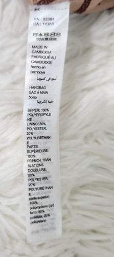 Beige Crossbody Bag With Gold Chain Strap & Zip Closure - Picture 5 of 7