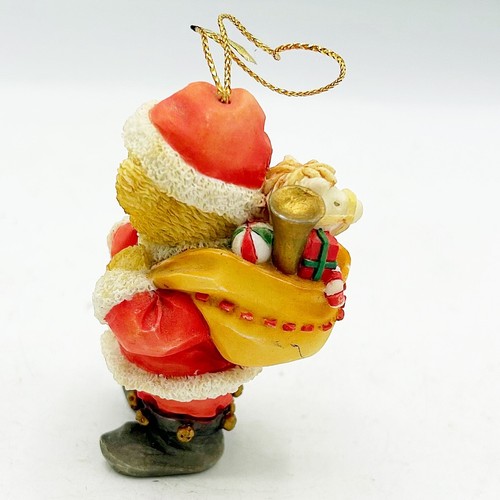 Cherished Teddies Bear Dressed As Santa 1995 Christmas Ornament - Picture 3 of 9