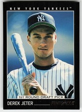 1993 Pinnacle #457 Derek Jeter BASEBALL New York Yankees