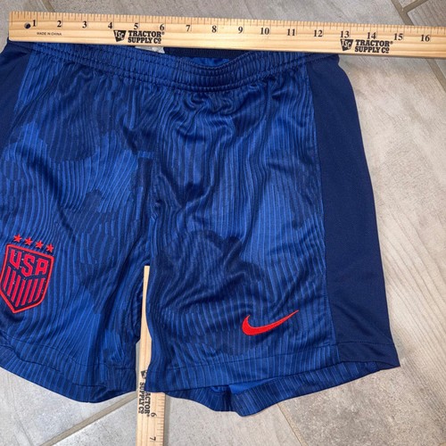 Nike USWNT Dri-FIT Soccer Shorts Women's Small Blue Red USA Team Sport - Picture 3 of 6