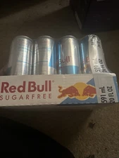 Red Bull Sugar Free Energy Drink 20 fl oz Pack of 12 Cans