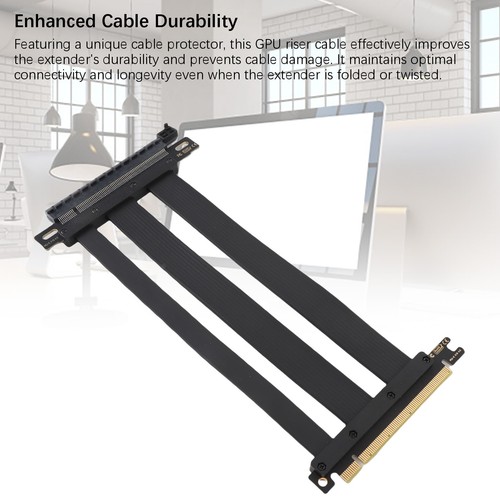 PCIe 4.0 X16 Riser -Kabel Hochgeschwindigkeits -GPU -Riser -Kabel Für Server - Afbeelding 6 van 22