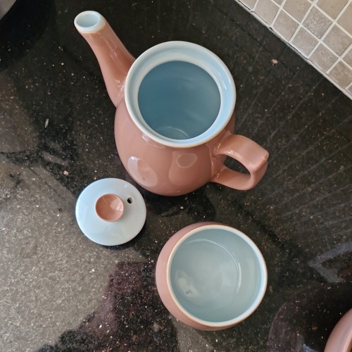 Vintage Denby Langley Lucerne Coffee Pot and sugar bowl in mint condition - Picture 4 of 6