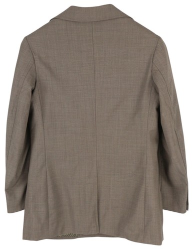 SUITSUPPLY La Spalla Men Blazer UK34S Brown Wool Double-Breasted Peak Lapel - Picture 4 of 11