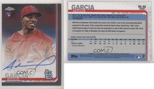 2019 Topps Chrome Rookie Auto Adolis Garcia #RA-AG Auto RC