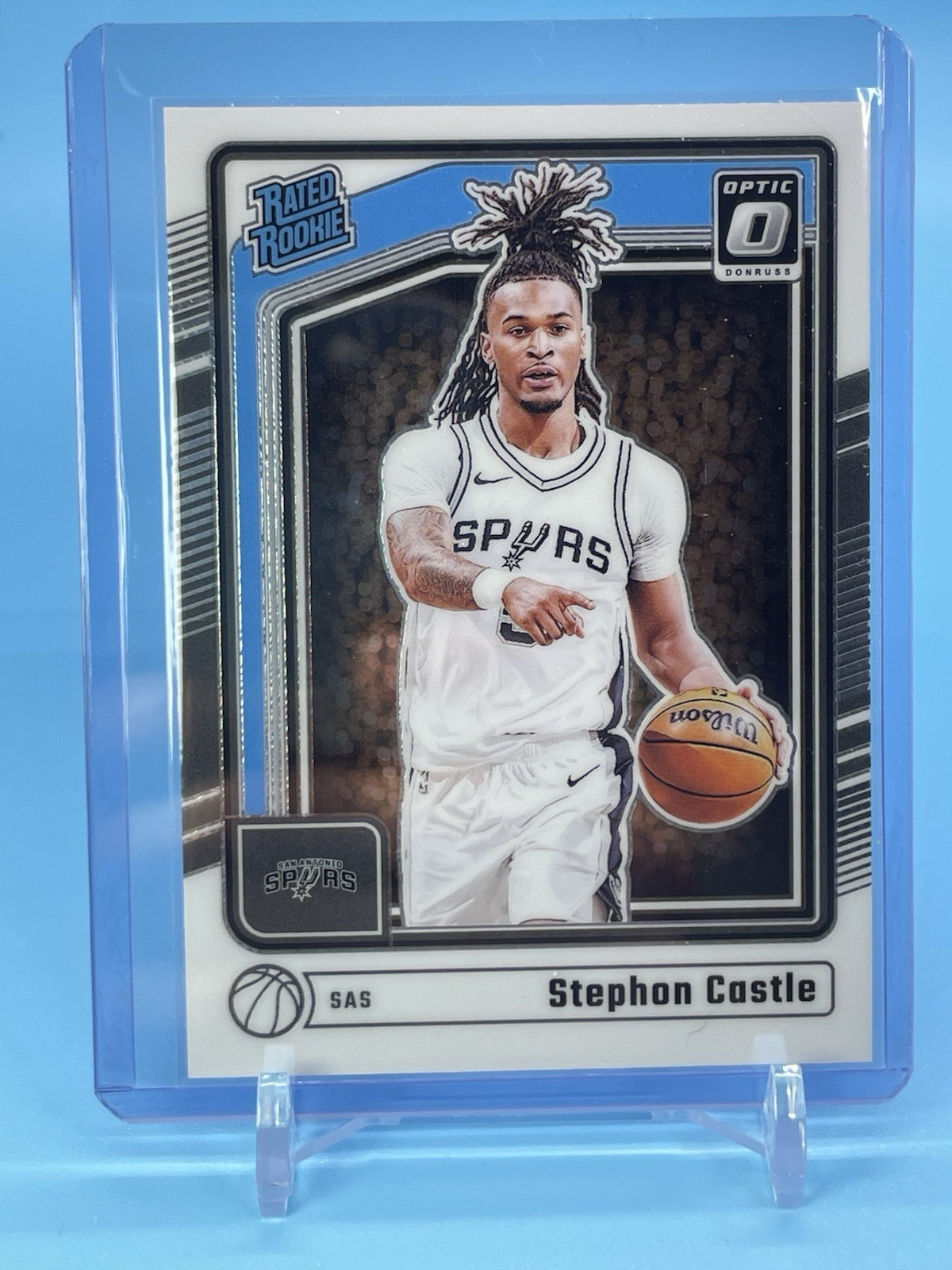 2024-25 Donruss Optic STEPHON CASTLE Rookie #254 - Spurs RC 🔥
