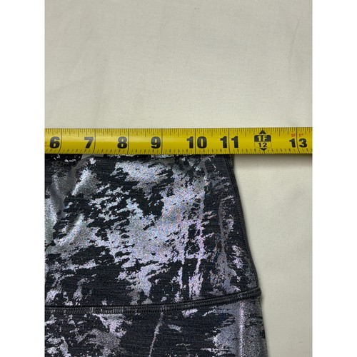 Lululemon Align Leggings Größe 4 schwarz silber Foliendruck Yoga Training sportlich - Bild 7 von 11