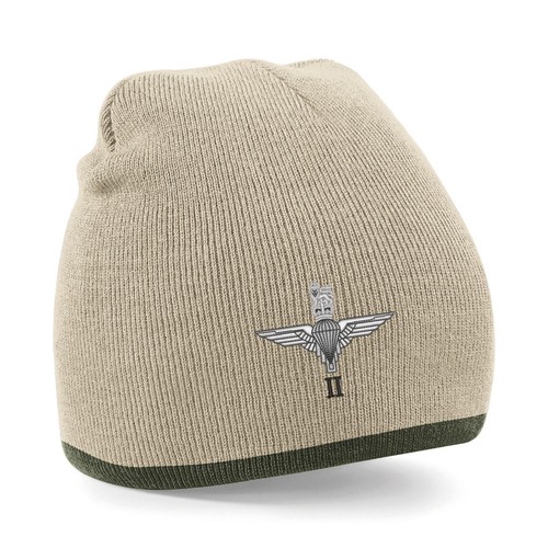 OFFICIAL Parachute Regiment II (2 PARA) Beanie Hat with Embroidered Logo - Picture 6 of 7