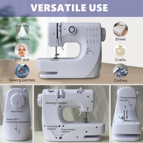 Sewing Machine for Beginners, Mini Portable Machine Electric, 12 Built-In Sti... - Picture 4 of 7